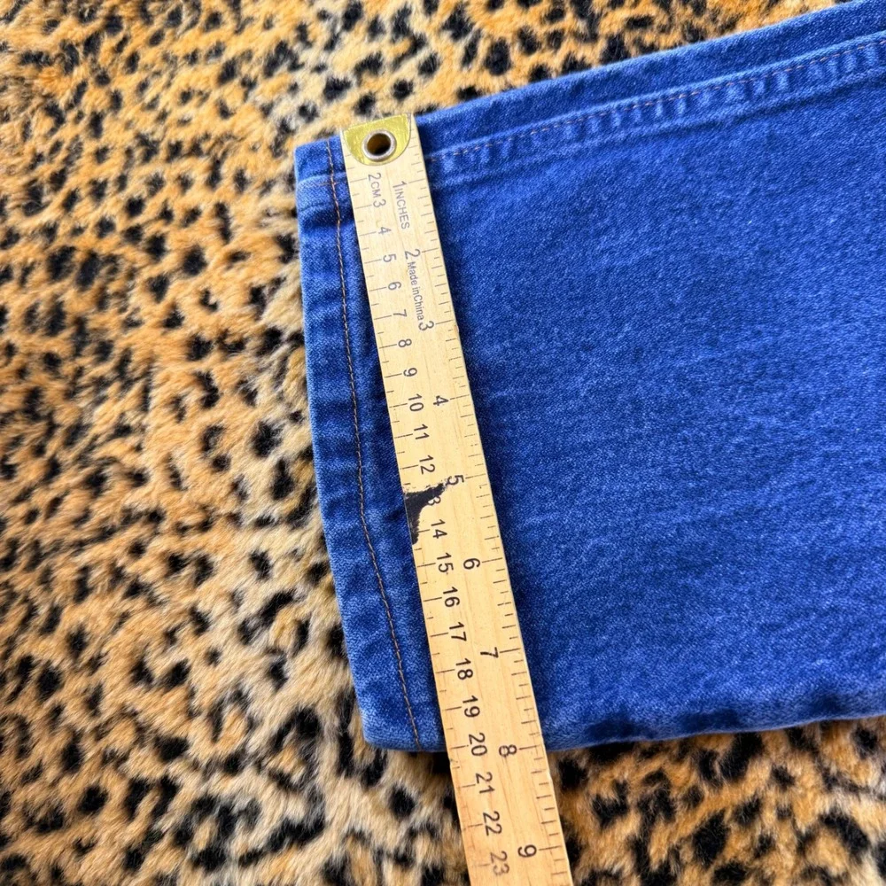 Vintage Wrangler 13MWZ Cowboy Cut Denim Blue Jeans Mens 36x36 Mexico US Fabric
